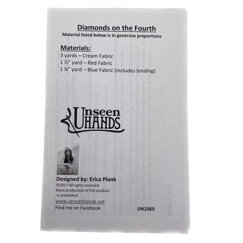 Diamond On The Fourth | Unseen Hands | Quilt Pattern