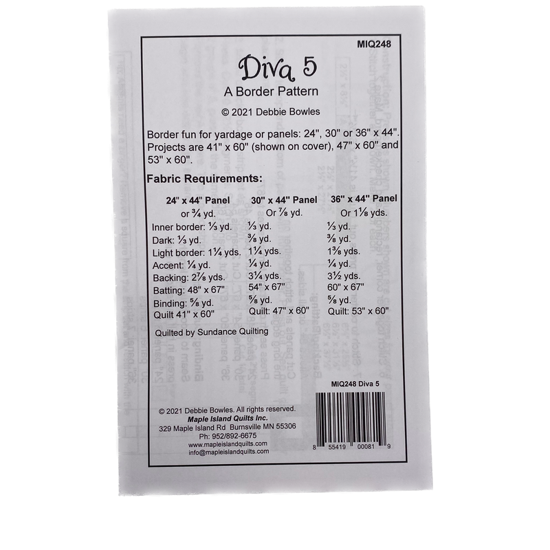 Diva 5 | Maple Island Quilts | Quilt Border Pattern