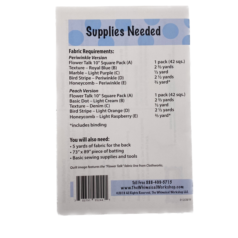 Full Bloom | The Whimsical Workshop | Quilt Pattern