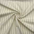 Pinstripe Graphite | Brushed Homespun