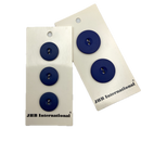 3/4" or 7/8" Matte Navy | Plastic Buttons | Choose Your Size