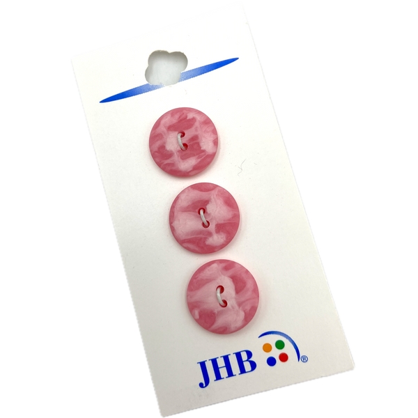 3/4" Strawberry Shake | Plastic Buttons | Set of 3