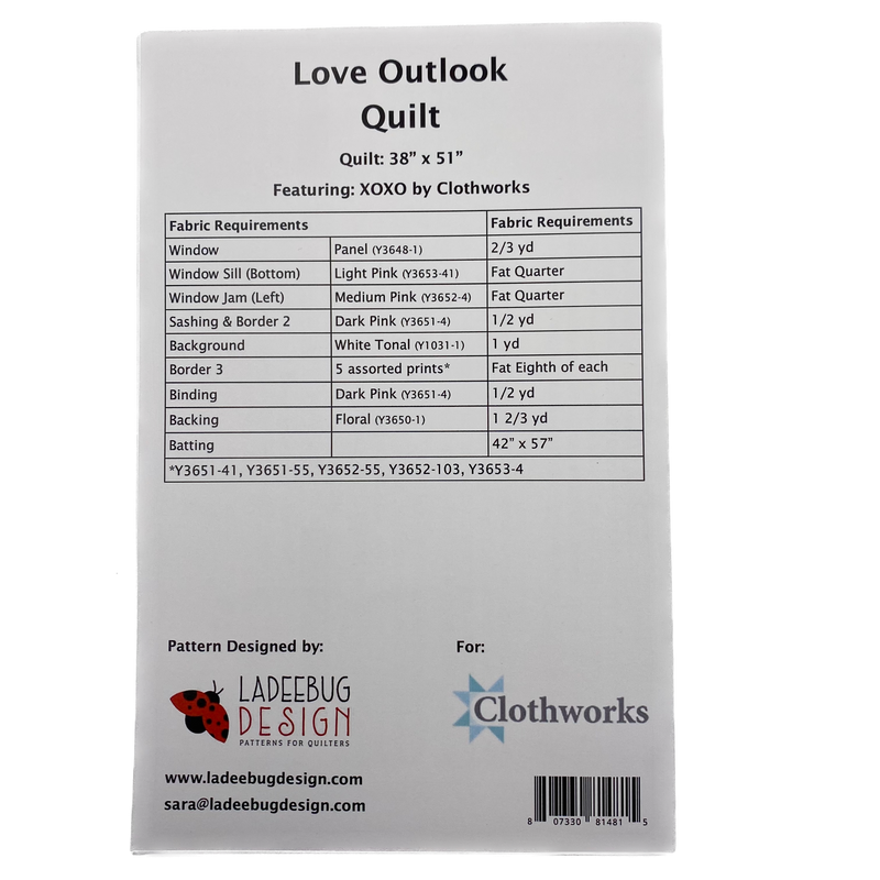 Love Outlook Quilt | Ladeebug Design | Quilt Pattern