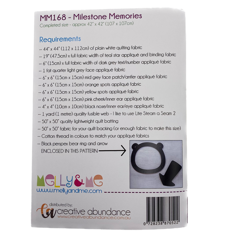 Milestone Memories | Melly & Me | Quilt Pattern