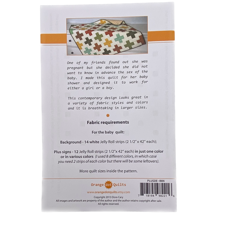 On the Plus Side | Orange Dot Quilts | Quilt Pattern