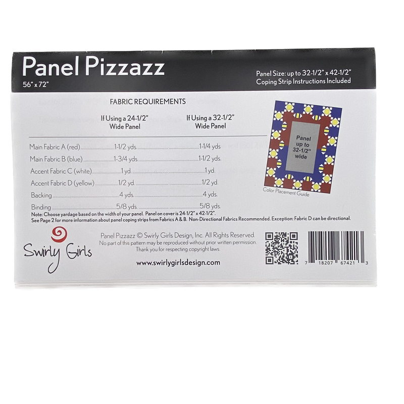 Panel Pizzazz | Swirly Girls | Quilt Pattern
