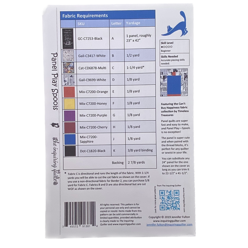 Panel Play Spools | Timeless Treasures | Quilt Pattern