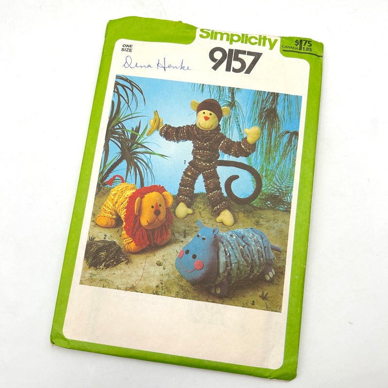 Simplicity 9157 | Toy Package | One Size