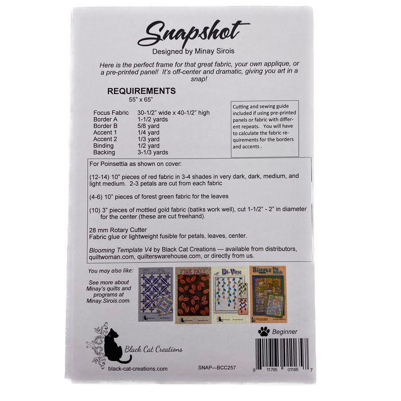 Snapshot | Black Cat Creations | Quilt Pattern