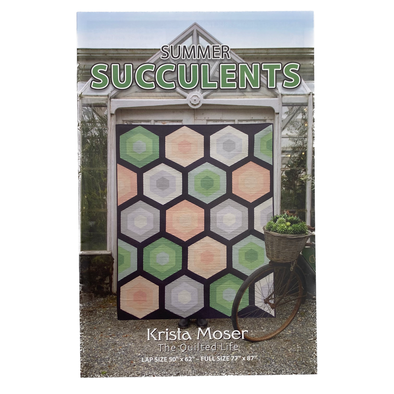 Summer Succulents | The Quilted LIfe | Quilt Pattern