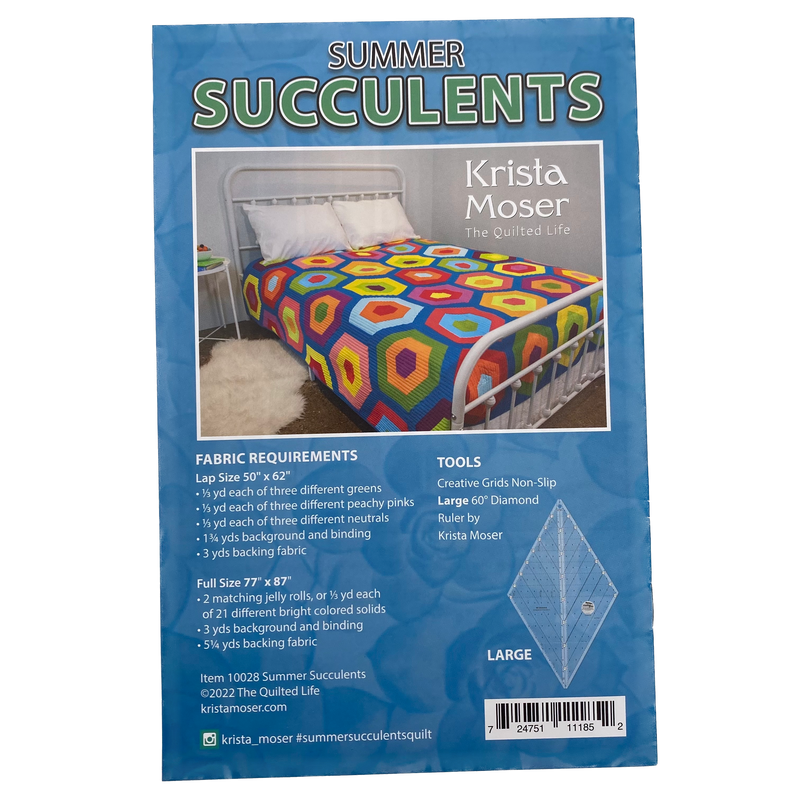 Summer Succulents | The Quilted LIfe | Quilt Pattern