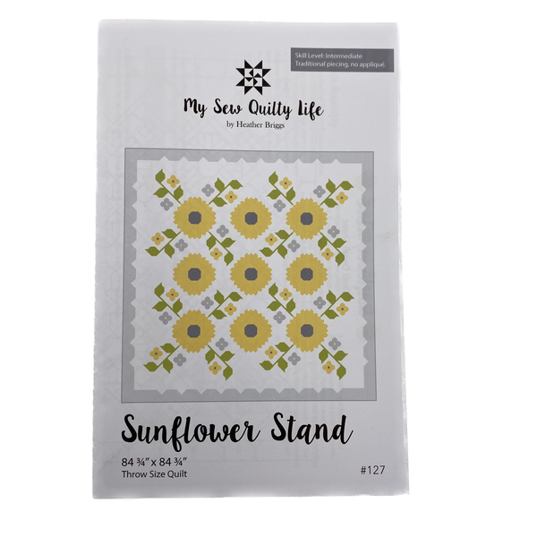 Sunflower Stand | My Sew Quilty Life | Quilt Pattern