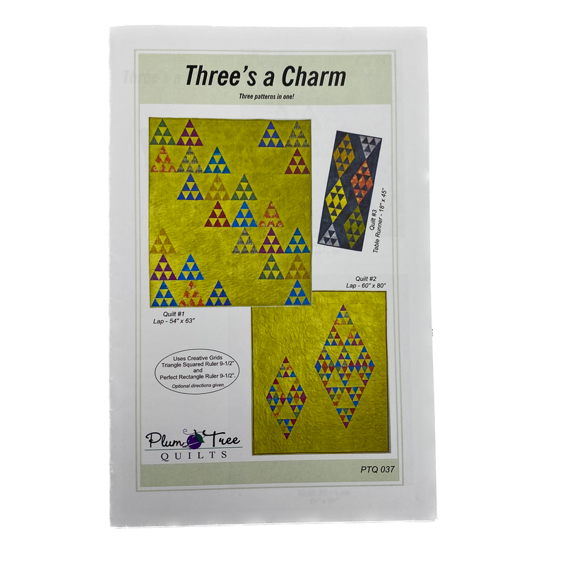 Three's a Charm | Plum Tree Quilts| Quilt Pattern