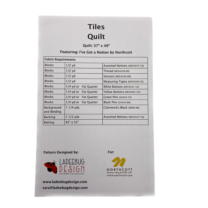 Tiles Quilt | Ladeebug Design | Quilt Pattern