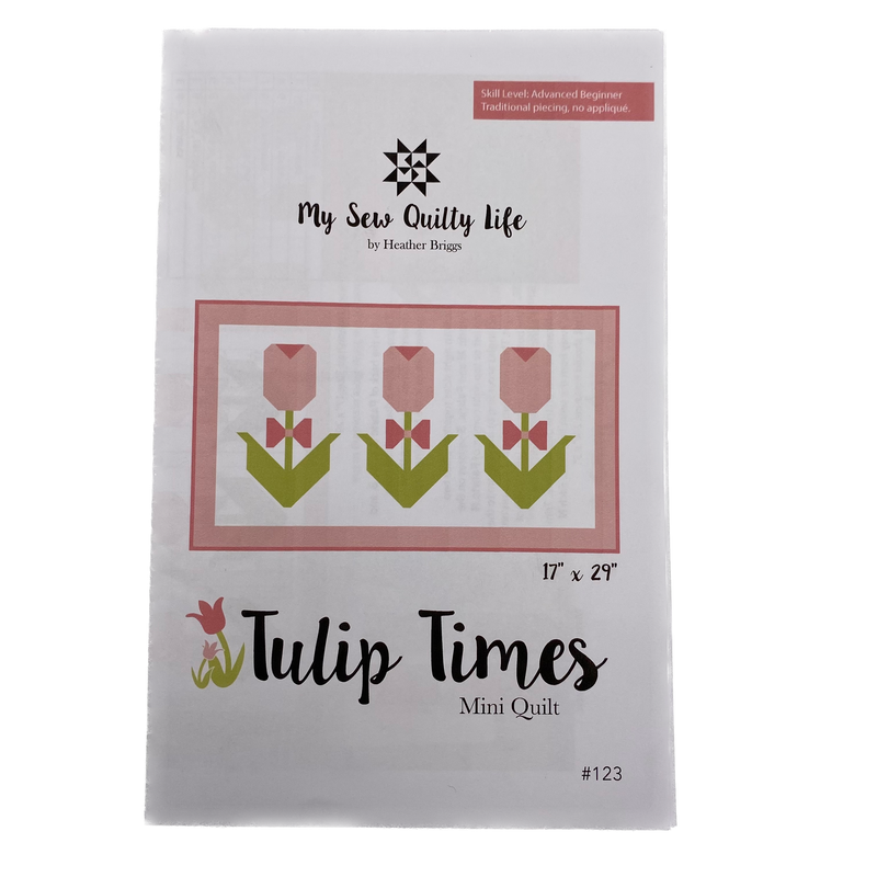 Tulip Times | My Sew Quilty Life | Mini Quilt Pattern