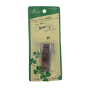Clover Bias Tape Makers, model B-707 JN, in its original green and beige cardboard packaging with a clear plastic blister pack containing a metal die.