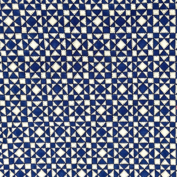 Pieced Stars Blue | My Country | Quilting Cotton