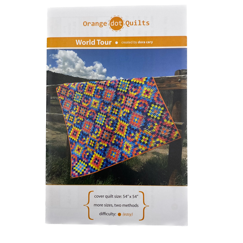 World Tour | Orange Dot Quilts | Quilt Pattern