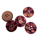 1" Plum Shimmer | Plastic Buttons