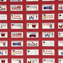 Labels Prairie Red | Prairie Days | Quilting Cotton