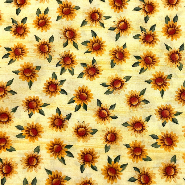 Sunflowers Light Yellow | Spring Hill Farm | Quilting Cotton