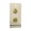 16mm Gold Twist |  Plastic Buttons