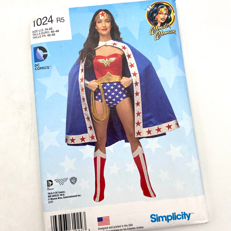 Simplicity 1024 | Wonder Woman | Size 14-22