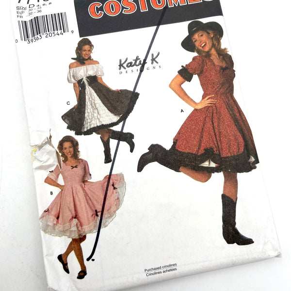 Simplicity 7719 | Square Dance Dresses | Size 4-8 or 10-14