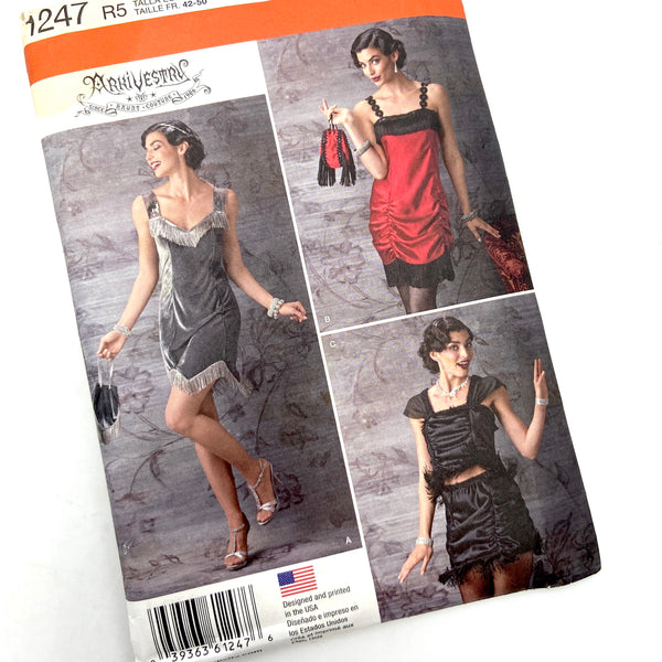 Simplicity 1247 | Adult Flapper Dress | Size 14-22