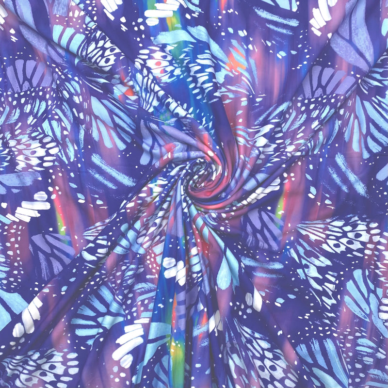 Butterfly Wings | Brushed Athletic Stretch Knit