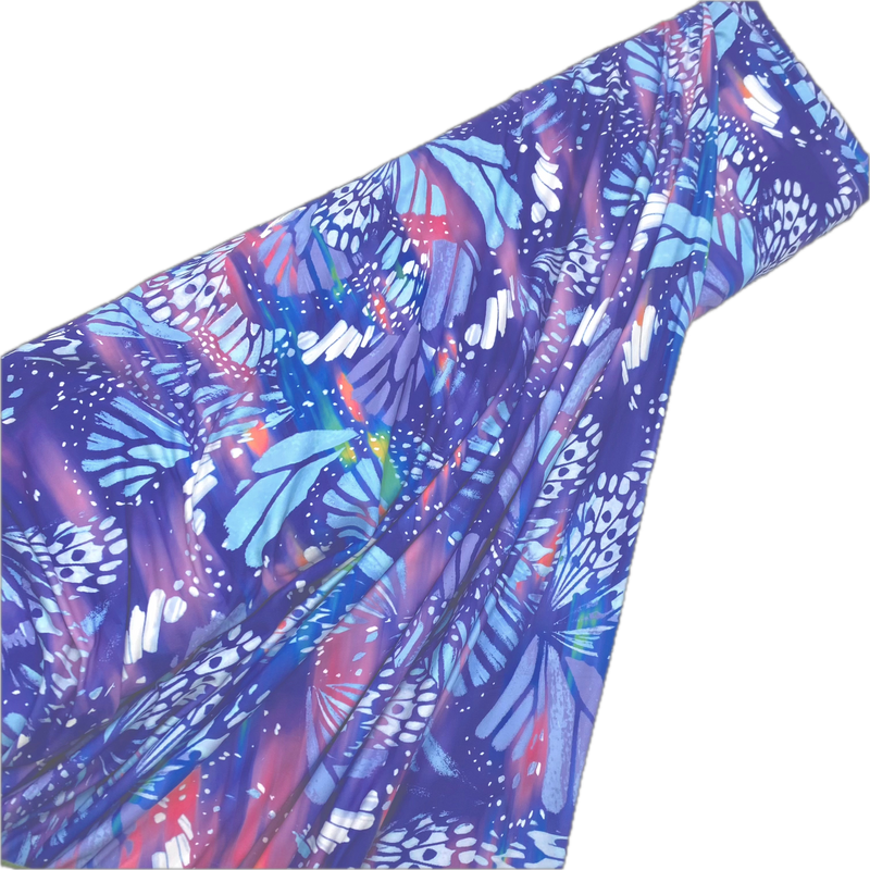 Butterfly Wings | Brushed Athletic Stretch Knit