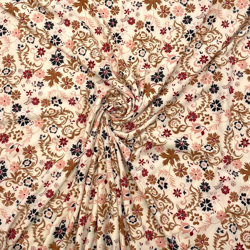 Gingerbread Garden | Brushed Athletic Stretch Knit