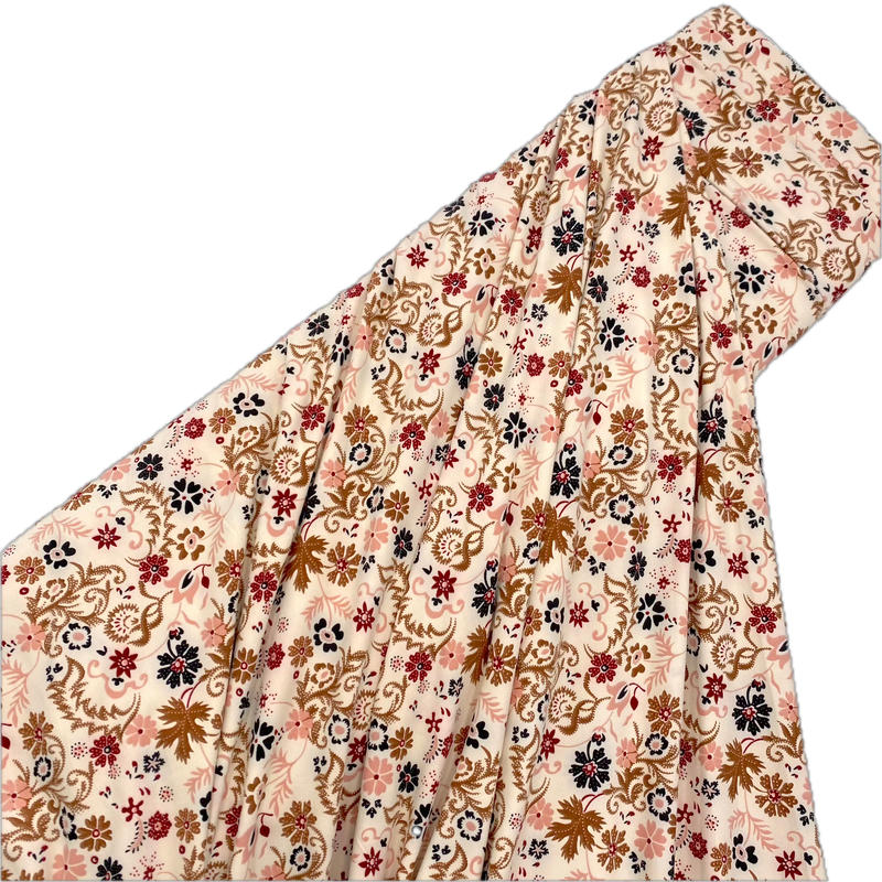 Gingerbread Garden | Brushed Athletic Stretch Knit