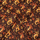 Latte Swirls | Polyester Knit