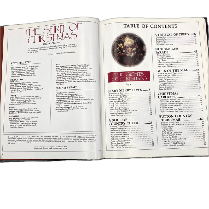 The Spirit of Christmas: Creative Holiday Ideas Book Seven | Book