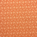 Small Vines Coral | Cinnamon and Cream | Quilting Cotton