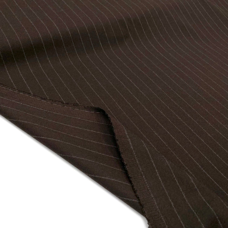 Cocoa Cream Stripes | Suiting