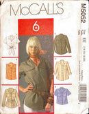 McCall's M5052 | Misses'/Miss Petite Shirt in Two Lengths and Tie Belt | Size 14-20