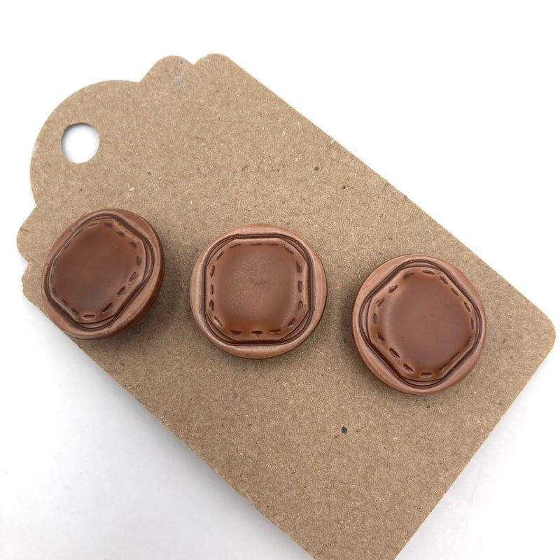 5/8" and 3/4" | Gingersnap Buttons | Choose your size