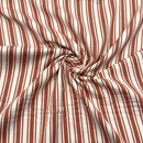 Terracotta Stripe | Vista Wovens | Shirting