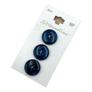 11/16" Navy Shine | Plastic Buttons