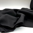 Black | 100% Wool Coating | Varsity Wool Melton