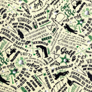 Golf Words | Quilting Cotton