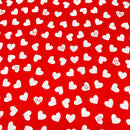 Candy Hearts Red | Be Mine Valentine | Quilting Cotton