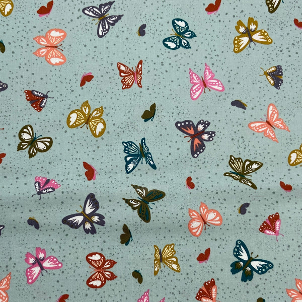 Butterflies Mist | Songbook a New Page | Quilting Cotton