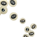 15mm & 20mm Sailor's Shield | Plastic Buttons | Choose Your Size