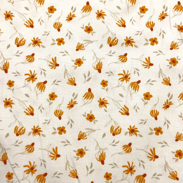 Droopy Daisy White | Sundance | Quilting Cotton