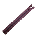 8.5" Plum Metal | All Purpose Zippers