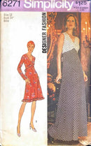 Simplicity 6271 | Misses' Dress in Two Lengths | Size 12
