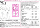 Simplicity 6878 | Misses' Unlined Jacket, Pants, & Bias Skirt | Size 12